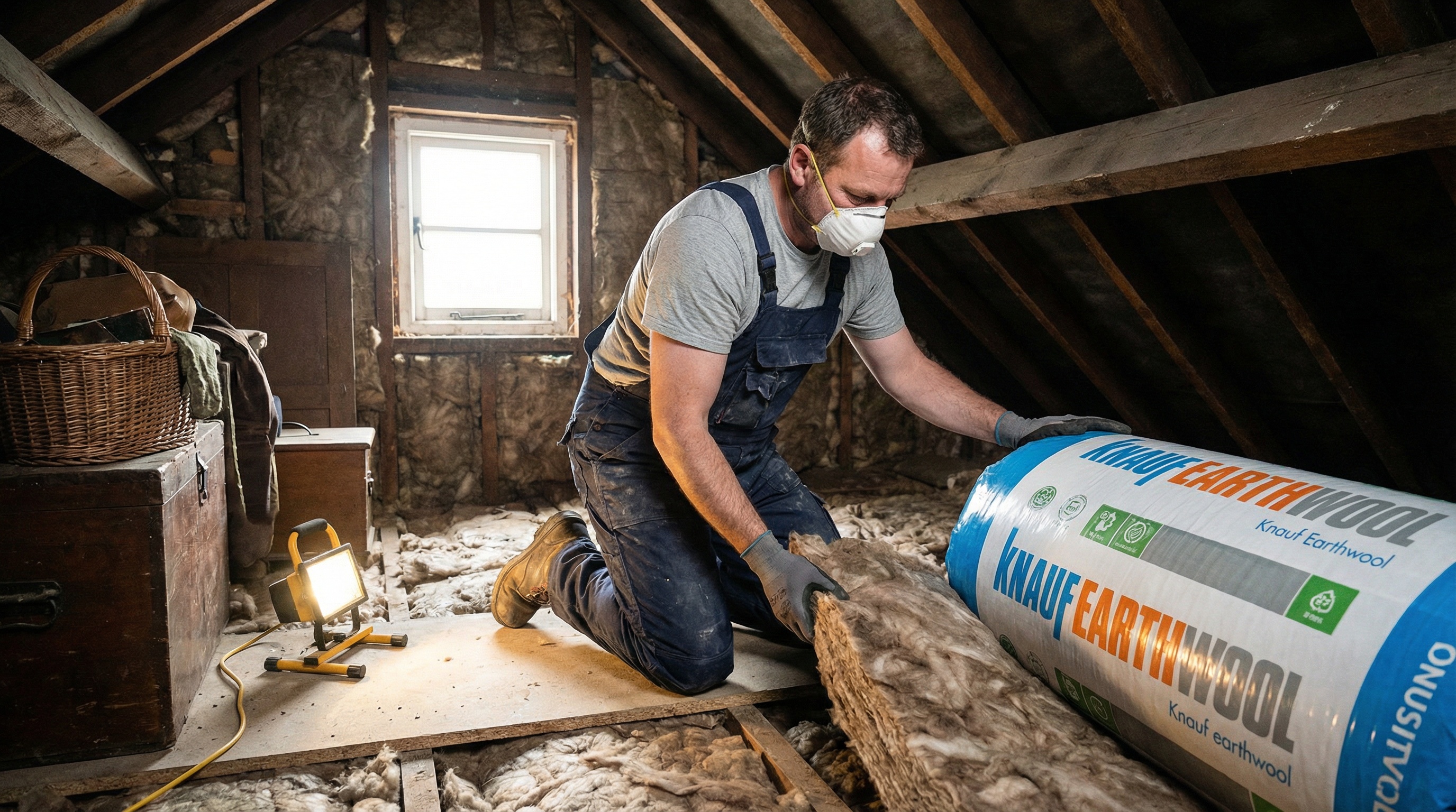 Knauf wool loft insulation Cardiff